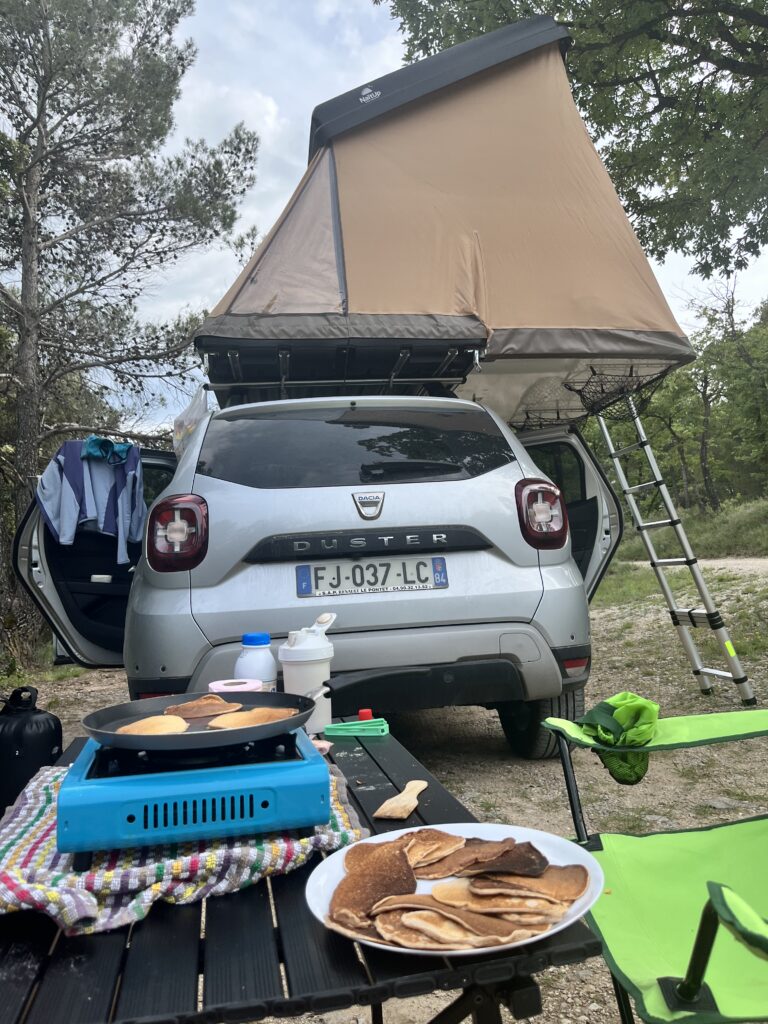 Tente de toit vanlife